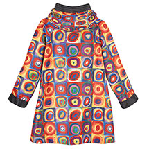 Alternate Image 1 for Kandinsky Squares Rain Coat