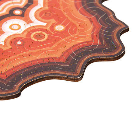 Alternate image for Wooden Geode Puzzle