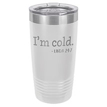 Alternate image for Personalized 'I'm Cold' Travel Tumbler 