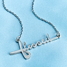 Alternate image for Silver Blessed Necklace