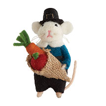 Alternate image for Felted Wool Celebration Mice (set of 7)