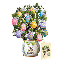 Alternate image for Easter Egg Tree Pop-Up Bouquet Card