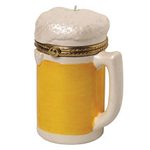 Alternate image for Porcelain Surprise Ornament - Beer Mug