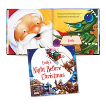 Alternate Image 1 for My Night Before Christmas Personalized Book
