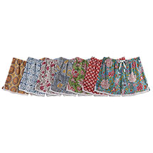Women's Printed Pajama Shorts - Set of 7