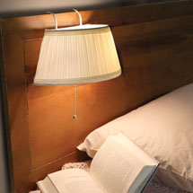 Alternate Image 1 for Hanging Headboard Lamp