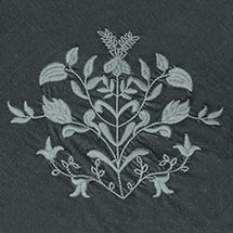 Alternate image for Women's Floral Embroidered Velvet Cardigan