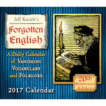 Alternate image 2017 Forgotten English Daily Calendar