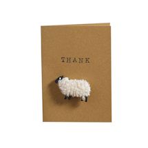 Alternate image Woolly Ewe Magnet Cards: Thank Ewe