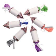 Alternate image Confetti Rocket Poppers - Set of six