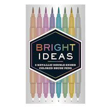 Alternate image Bright Ideas Metallic Double-Ended Brush Pens