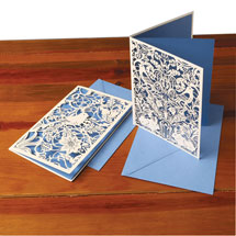 Alternate image William Morris Laser Cut Cards (Set of 2 Designs)
