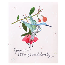 Alternate image Hummingbird Pop-Up Greeting Card