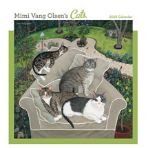 Alternate image 2019 Mimi Vang Olsen's Cats Wall Calendar