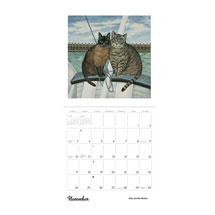 Alternate image 2019 Mimi Vang Olsen's Cats Wall Calendar