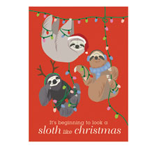Alternate image Holiday Sloth Boxed Cards