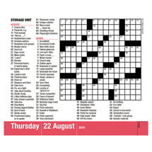 Alternate image 2019 Mensa 10-Minute Crossword Calendar