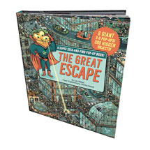 Alternate image The Great Escape: A Super Seek-and-Find Pop-Up Book!