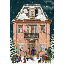 Alternate Image 2 for Victorian Christmas Houses Advent Calendar Cards