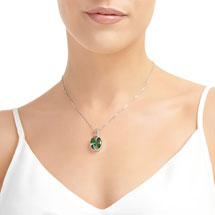 Alternate image Four Leaf Clover Necklace
