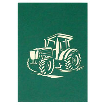 Alternate Image 1 for Tractor Pop-Up Card
