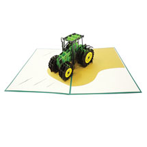 Alternate Image 2 for Tractor Pop-Up Card