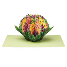 Alternate Image 2 for Floral Bouquet Pop-Up Cards