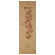 Product Image for Botanical Philosophy Metal Bookmarks - Oak