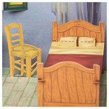 Alternate image Bedroom in Arles Pop-Up Card