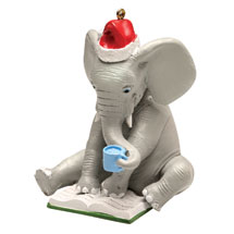 Alternate image for Reading Animal Ornaments - Elephant