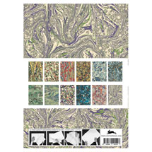Alternate Image 2 for Marbled Paper Gift Papers