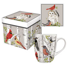 Product Image for Birch Birds Boxed Mug