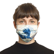 Alternate image Fine Art Face Masks - Hokusai
