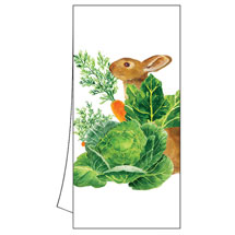 Garden Bunny Tea Towel
