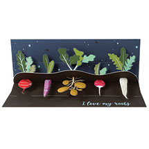 Love My Roots Mother's Day Panoramic Pop-Up Card