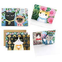 Product Image for Literary Cats Pop-Up Cards