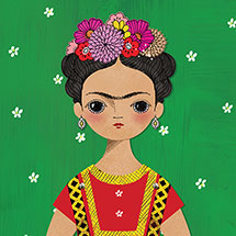 Alternate image Paper Doll Card: Frida