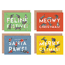 Alternate image Meowy Christmas Cards