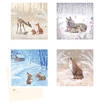 Alternate image for Adorable Winter Wildlife Advent Cards