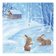 Alternate Image 3 for Adorable Winter Wildlife Advent Cards
