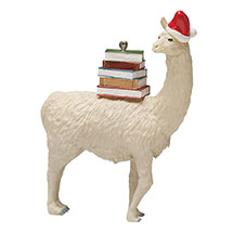 Alternate image for Reading Animal Ornaments - Llama