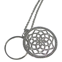 Lotus Magnifier Necklace