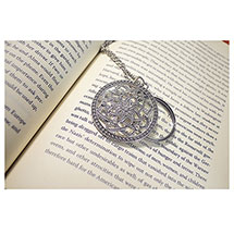 Alternate Image 1 for Lotus Magnifier Necklace