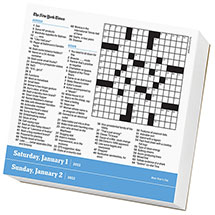 Alternate Image 2 for 2022 NYT Crossword Page-a-Day Calendar