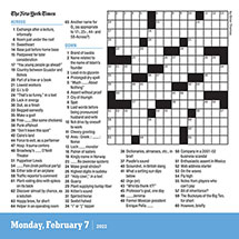 Alternate Image 8 for 2022 NYT Crossword Page-a-Day Calendar