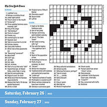 Alternate Image 9 for 2022 NYT Crossword Page-a-Day Calendar