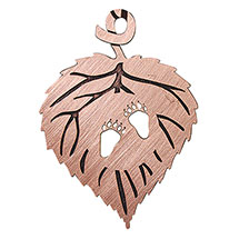 Product Image for Animal Tracks Leaf Ornaments - Bear