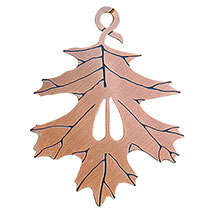 Product Image for Animal Tracks Leaf Ornaments - Moose