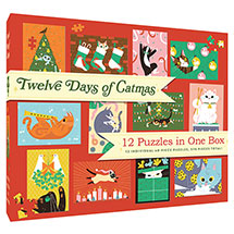 Twelve Days of Catmas Puzzles