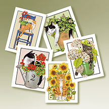 Product Image for Cats & Plants Birthday Cards